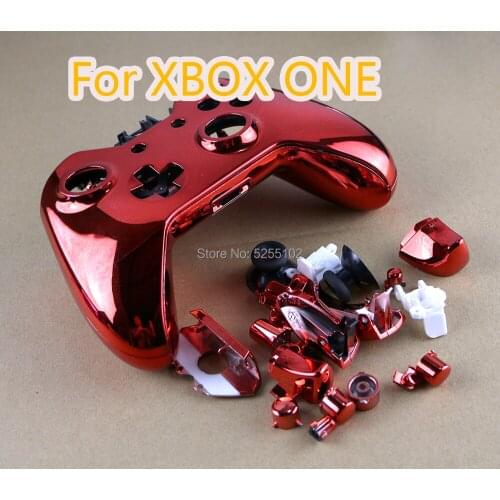 1set Chrome Plated Full Housing Shell Case Kit Replacement Parts for Xbox One XBOXONE Wireless Controller