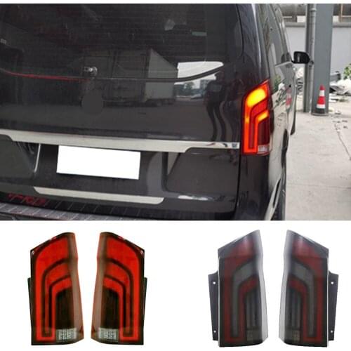 1 Set tuning Tail light LED w447 DRL Running lights Fog lights Rear For Mercedes Benz VITO V250 V260 V260L Taillights