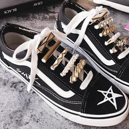 1pcs Women Shoes Decorative Lovely Shiny Clip Beads Charm Shoe Buckle Decoration Decoration Laces Glitter Clip Shoe Accessories
