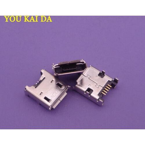 100pcs Micro mini 5-pin USB jack socket connector for tablet pc Acer Iconia Tab B1-A71 A71 B1-711 B1 711 B1-710 charging port