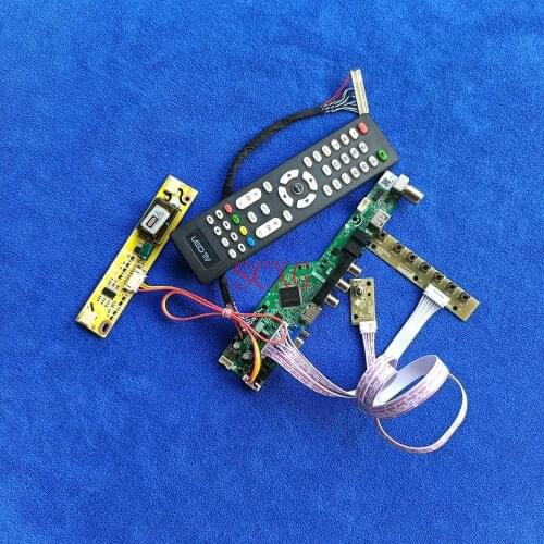 2CCFL 30-Pin LVDS Controller Card Fit CLAA215FA03/LTM215HT01/HM215WU1-400 Signal Analog 1920*1080 USB VGA AV HDMI-compatible kit