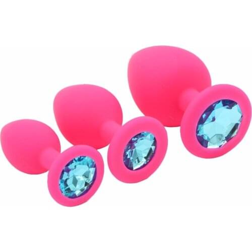 3PCS SET Anal Plug Ass Massage Vagina Masturbation Butt Plug Anal Sex Toys For Woman Men Gay Erotic Toys For Adults Sex Products