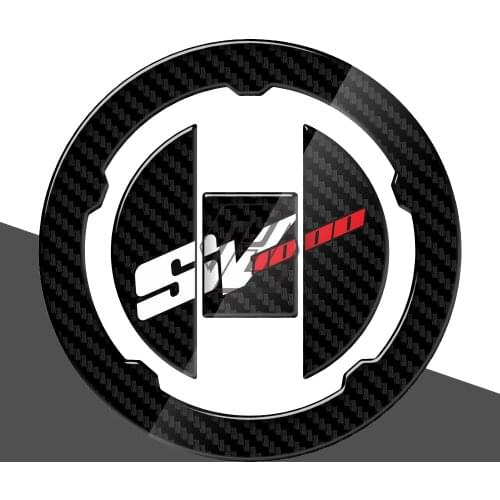 3D Carbon-look Motorcycle Fuel Gas Cap Protector Decals Case for Suzuki SV1000 SV1000S SV 1000S 1000S 2003-2008