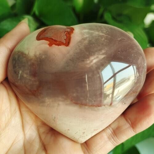 AAA Natural sea stone heart crystal stone mineral specimen crystal stonLove ornament