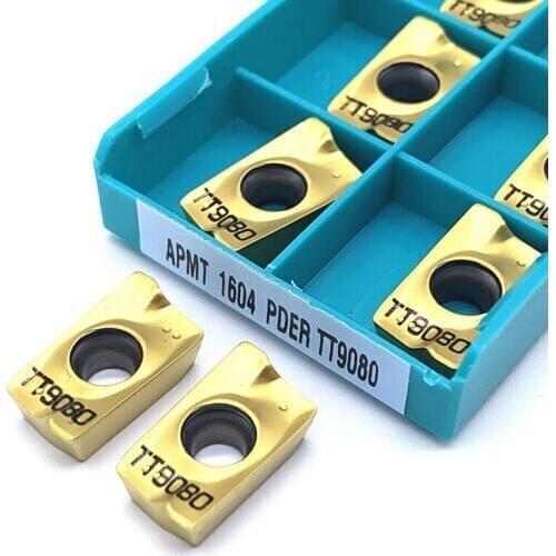 APMT1604 PDER TT9080 Indexable Tool Milling Insert Turning Tool CNC Metal Lathe Tools High Quality Cutting Turning Insert