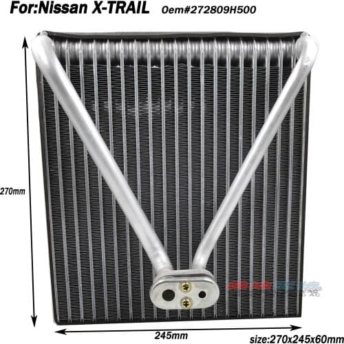 Automobile air conditioning evaporator core for Nissan X-TRAIL Qijun T30 T31 2.5L Evaporator Year04-07 evaporator oem 272809H500