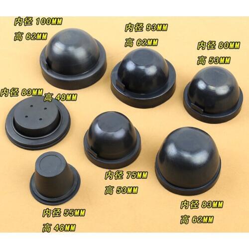 Free Shipping Car Headlight Retrofitting Accessories Rubber Cover Rubber Cap for Waterproof 75MM 80MM 83MM 90MM 95MM 100MM 102MM