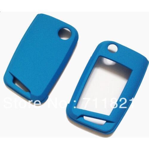 Hard Plastic Remote Key Cover Blue For Volkswagen For VW Golf MK7