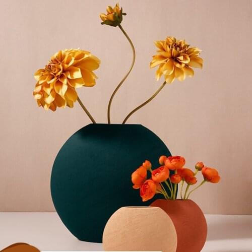 Hydroponic Plant Vases Nordic Décoration Home Flower Pot Vase Tabletop Plants Home Bonsai Decor Jarrones Decorativos Vases