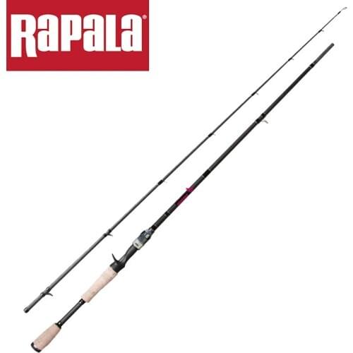 2020 NEWS Original Rapala Brand Carbon lure Fishing Rod MH Power 2.1m 2 Segment Bait Casting Spinning Rod