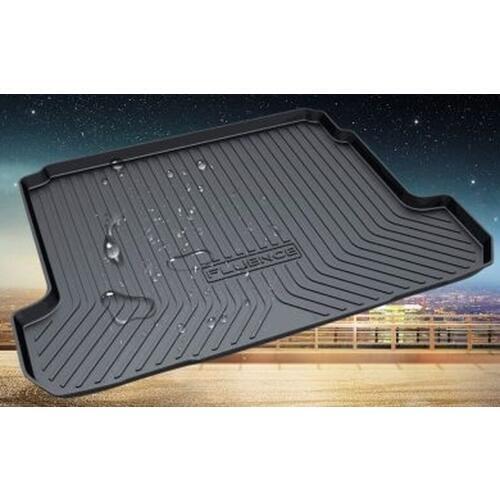 No Odor Carpets Waterproof Non Slip Durable Rubber Car Boot Trunk Mats for Renault Fluence Cargo Liner Boot Carpets Luggage Mat