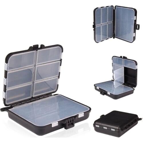 Mini Fishing Tackle Box Carp Bass Lures Bait Hook Swivel Wom Storage Boxes Holder Square Case Pesca Fishing Accessories