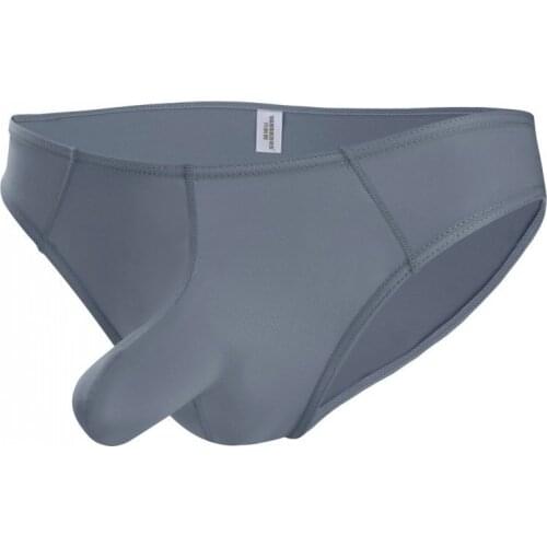 Men Underwear Ice Silk Briefs Male Trunk Panties Sexy U Convex Elephant Nose Penis Pocket Bikini Men Jock Strap Sissy Lingerie