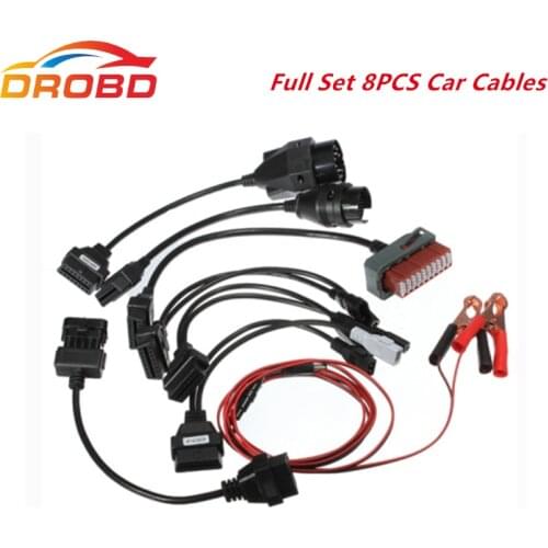 8PCS Cars Cables Set For CDP Pro DS150E TCS CDP Cars Diagnostic Interface Cable