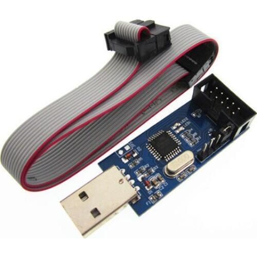 100%NEW 5SET New USBASP USBISP AVR Programmer USB ATMEGA8 ATMEGA128 Support Win7 64K