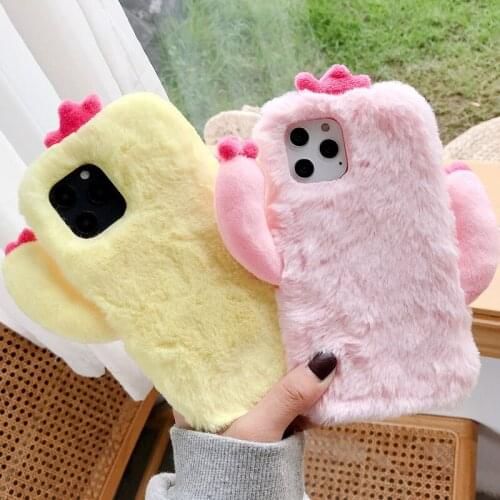 Shockproof Phone Case for Motorola Moto C X4 E4 Plus E5 G5S G6 G7 Power G8 Z3 Play Protection Cover Soft Warm Furry Plush Shell