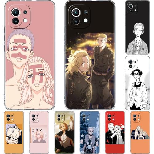 Silicone Phone Case For Xiaomi Mi Poco X3 NFC 10T Pro 11 M3 Note 10 Lite F3 9T F1 11i Clear Soft Back Cover Tokyo Revengers Capa