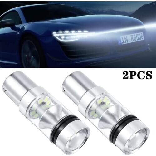 2Pcs Car Led Back Light 1157 BA15S 1156 100W 20SMD Turn Signal Brake-Backup Tail Stop Bulbs Car Turn Signal Reverse Day Light