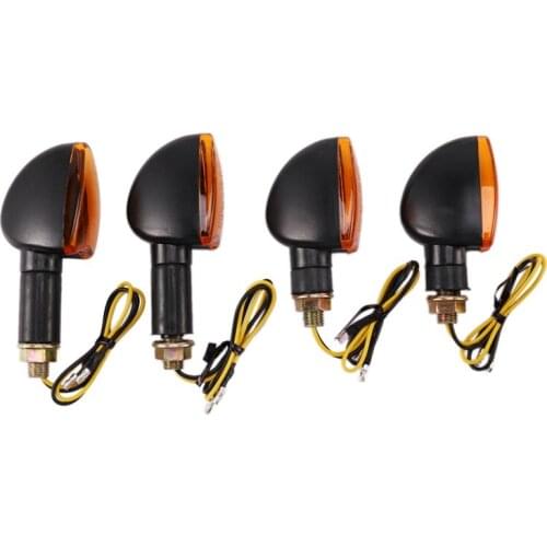 Universal 12V Motorcycle Turn Signal Indicator Light Front Back Flashing Halogen Light Blinker Flash Bike Lamp For Honda Suzuki