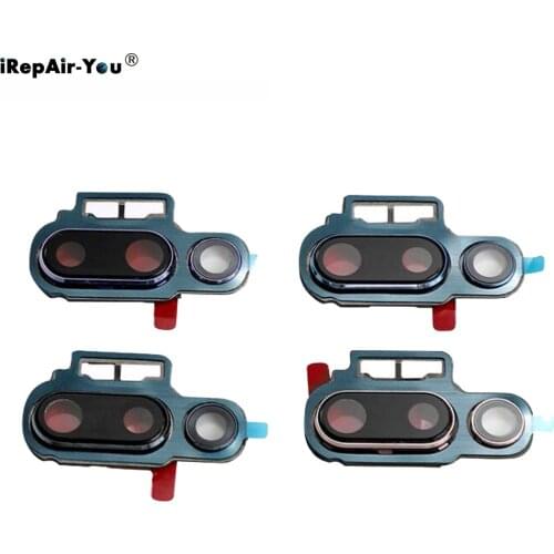 Back Camera Glass Lens Holder For Huawei P20 Pro Rear Back Camera Glass Lens Frame Cover with Adhesive