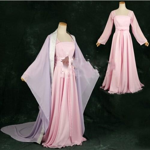 2 Designs Tang Princess Hanfu Costume Classical Dance Costume for Women Stage Performance Kids size also