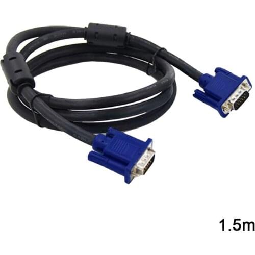 1.3M VGA to VGA Cable 15 Pin Male to Male Extension Converter Connector For Computer Monitor Projector PC TV Adapter