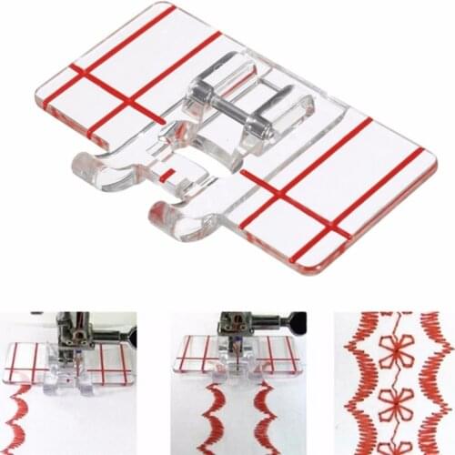 1Pc Plastic Parallel Sewing Machine Foot Useful Creative Presser Foot For Sewing Machine Household Sewing Accessories