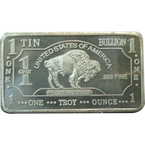 1oz tin170 buffalo bar A155