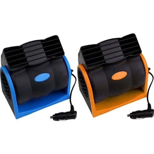 12V 24V car Cooling Air Fan Electric Car Fan Speed Adjustable Silent Air Vent Conditioner Cooling Fans for Car SUV Truck Boat