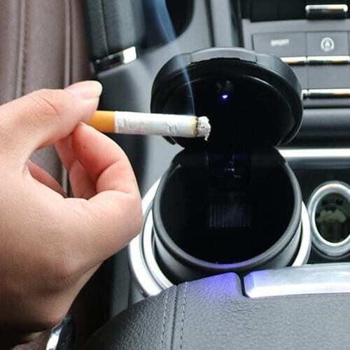 Car Styling LED Car Ashtray Stickers Decal For Kia sportage audi a6 c6 nissan juke kia rio 2012-2017 focus 2 Car Accessories