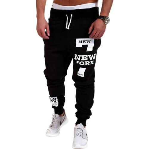 Mens Pants Youth Pants New Casual Loose Casual Explosion Sports Pants Figure 7 Printing