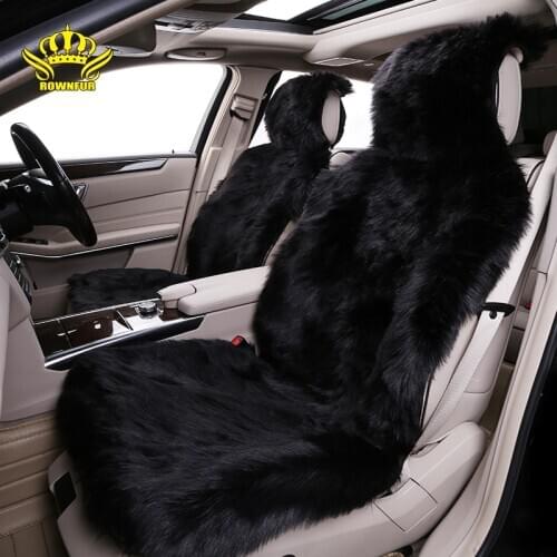 Artificial fur car seat cover plush seat cushion shawl cape universal Automotive interior Fit for most cars healthy soft warm