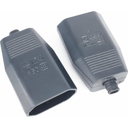 European Standard Female Hole Socket Two-pole Power Extension Cord Plug Outlet