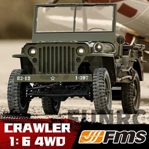 FMS 1:6 2.4G 2CH 1941 MB SCALER Off-road Climbing Car Crawler RC Electric Remote Control Vehicle Kids Adult Toys Gift