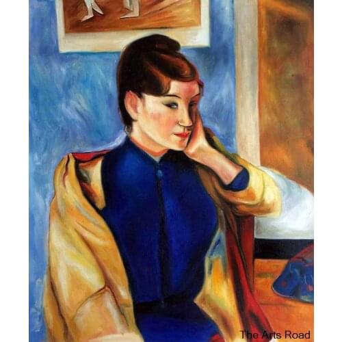 Photo to Paintings Madeleine Bernard by Paul Gauguin Portrait Oil Painting Female Hand Painted