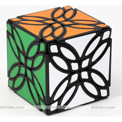 LanLan Cube 2Layers Of Four Leaf Clover LL Magic Cube Puzzle Stickers Professional Special Shape Educational Toys Game Cubo 2x2