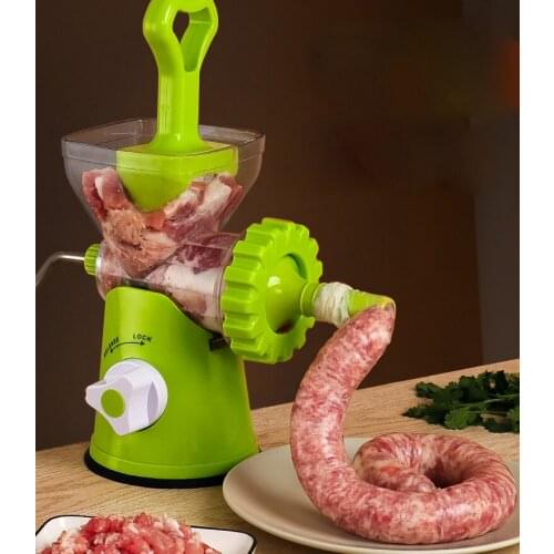 Multifunctional Manual Meat Grinder Vegetable Chopper Blender Mincer Enema Machine Household Kitchen Tools