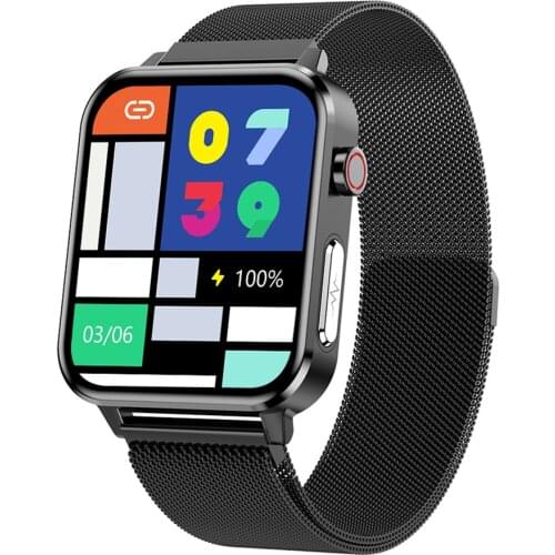 1.7" HD Full Touch Screen Smart Watch ECG PPG Body Temperature Health Smartwatch Men Weather IP68 Waterproof Fitness Bracelet
