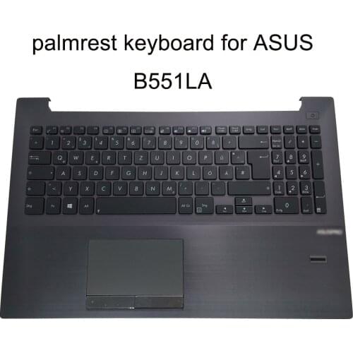 German touchpad keyboard For ASUS B551LA B551 B551L B551LG B551LP GR/GE Euro computer keyboards laptop Upper case 13NB03K1AP0501