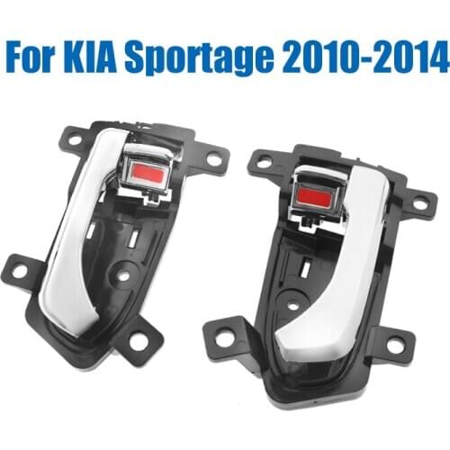 New 2 PCS Car Left/Right Inside Door Handle For KIA Sportage 2010 2011 2012 2013 2014 OEM:82610-3W000 82620-3W000