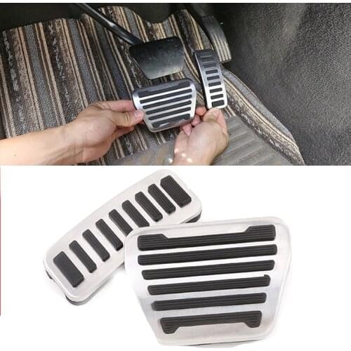 For Land Rover Discovery 5 2014-2020 Defender 110 2020 Range Rover Vogue 2013-2020 Stainless Steel Car Gas Fuel Brake Pedal