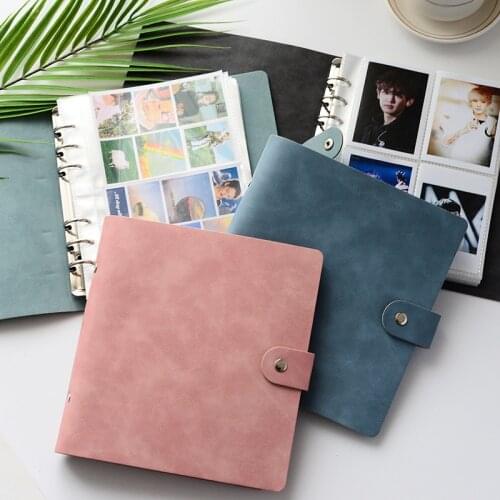 200 Pockets PVC Portable Photo Album PU Leather Album for Mini Instax & Name Card 7s 8 25 50s Album de Photos
