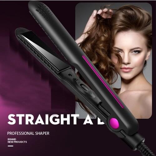 Professional Hair Staightener Hair Curler Ceramic Hair Flat Lron Hairs Straightening Corrugated lron Styling Tool Portable