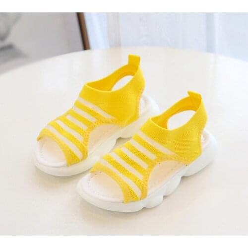 TELOTUNY Sandals Kids Baby Girls summer Soft Soled Anti-slip Casual Beach Shoes Mesh Breathable flat 2021 Children Sandals