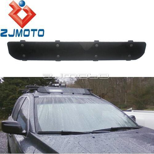 Universal Mount Car Top Roof Rack 40" Long Cargo Rack Car Wind Fairing 40 Inch Air Deflector Windshield Wind Fairing