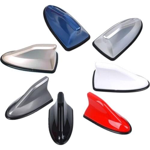 Universal Car Shark Fin Decorate Roof FM/AM Radio Signal Antenna Aerial
