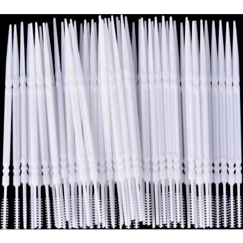 1 box/300pcs Dental Flosser Tooth Brush ToothPicks Flosser Tooth Pick Interdental Brush Teeth Oral Hygiene Cleaner Stick