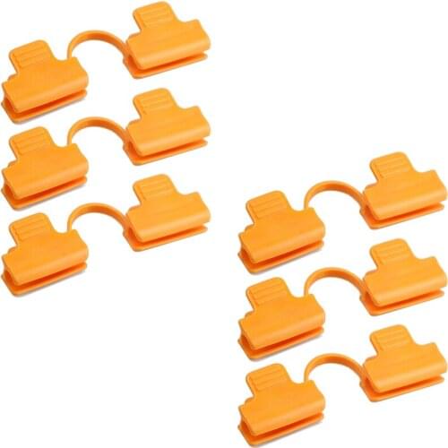 10Pcs Greenhouse Frame Pipe Tube Film Clip Shade Net Accessories Plastic Fixed Fittings Garden Film Clamp