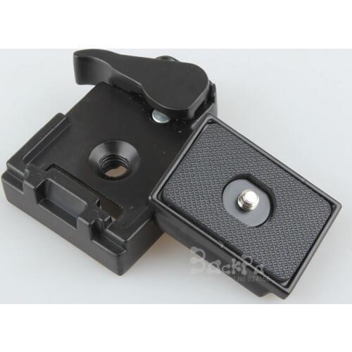 10pcs dslr camera tripod monopod head kit quick seat + quick release plate for flash light stand mount 1/4 3/8 screw accessories