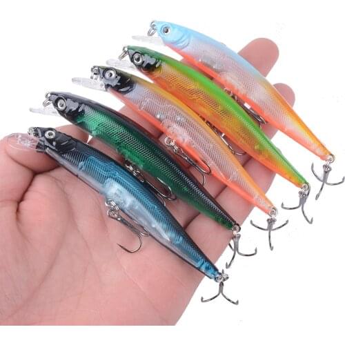 5pcs/lot 10cm/3.94in 8.6g/0.3oz Lure fishing tackle lure bionic bait lure fishing lure minnow crankbait trout tackle